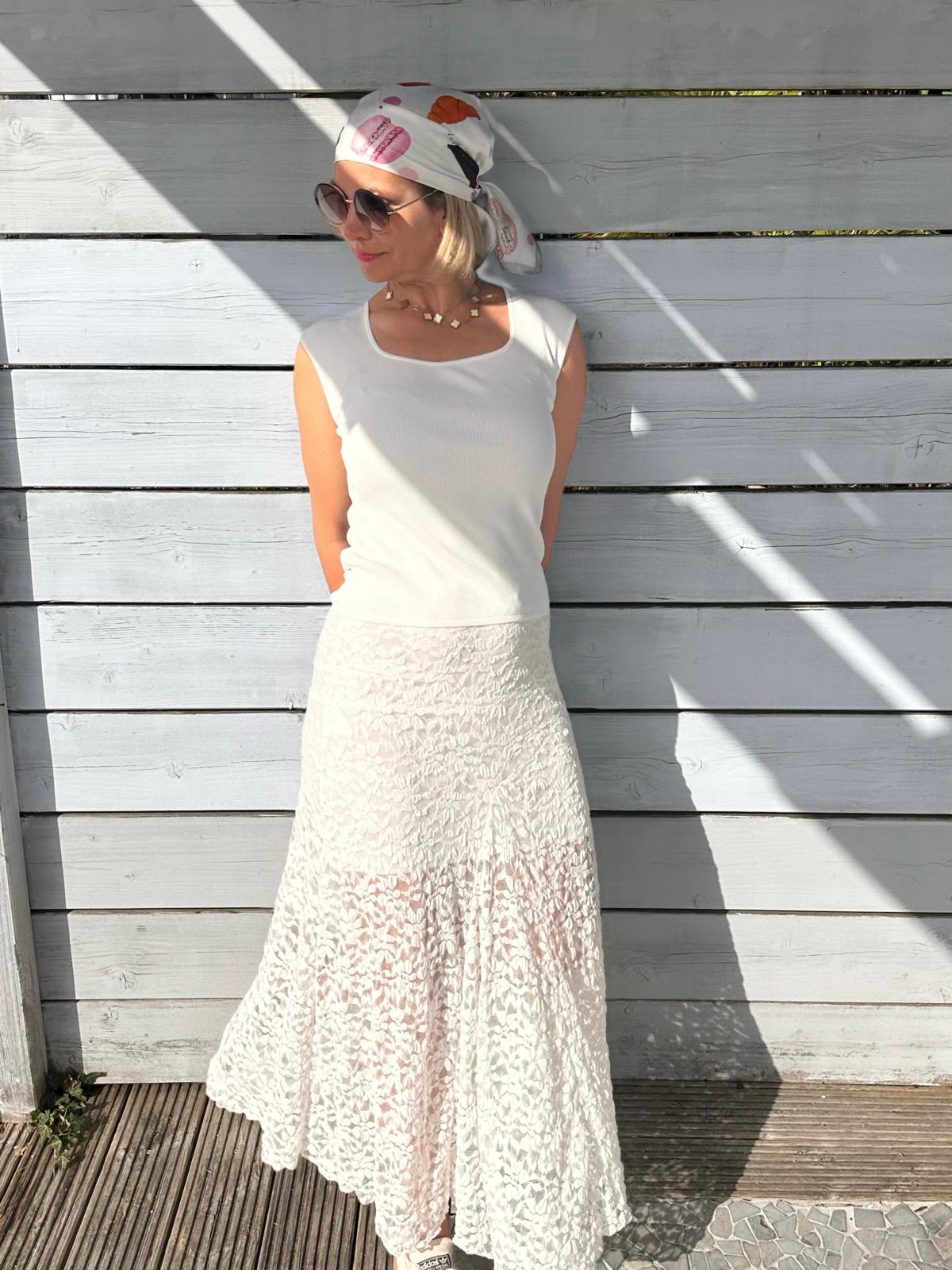 Basic Rib Top - in Weiss