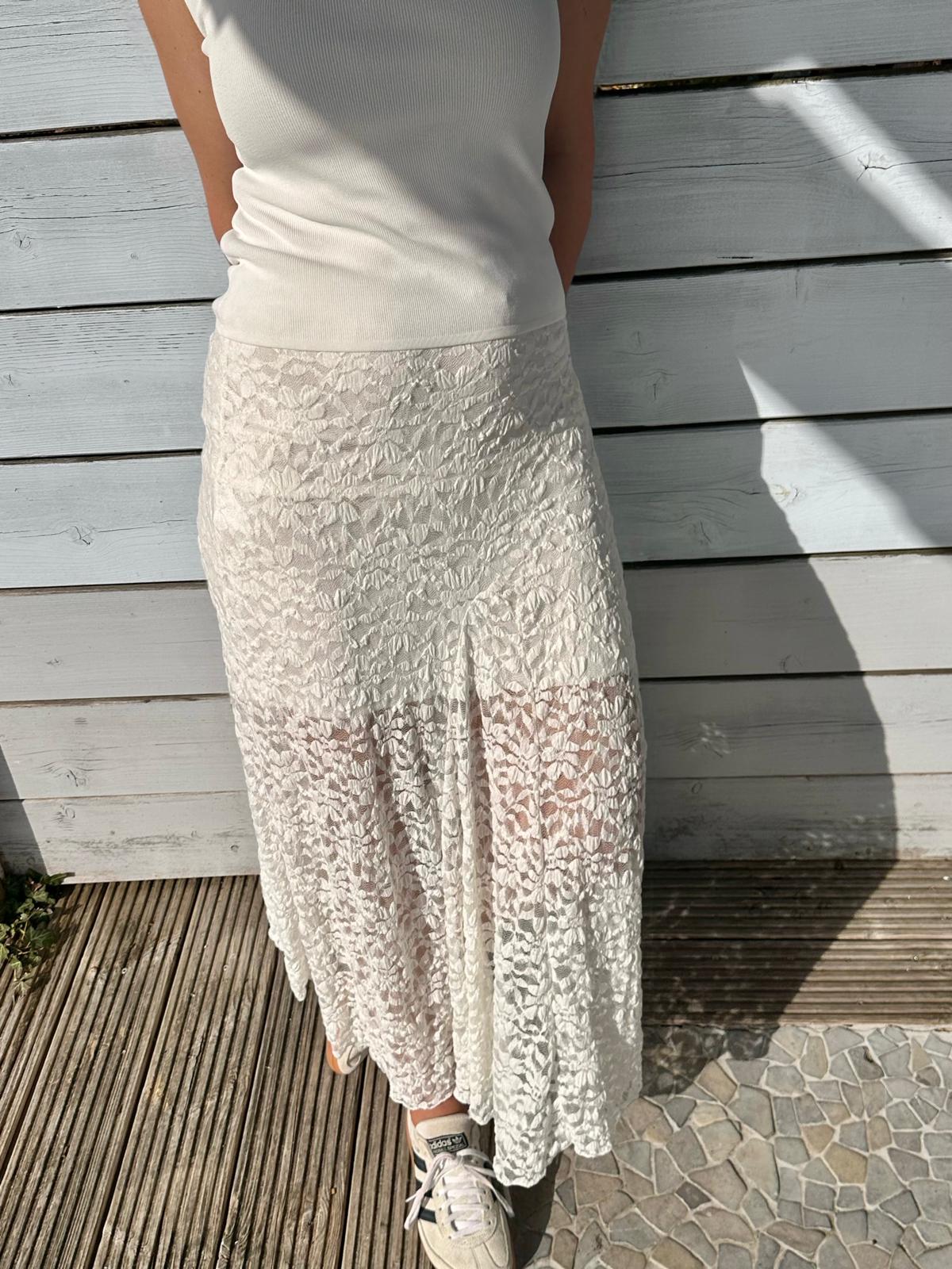 Basic Rib Top - in Weiss