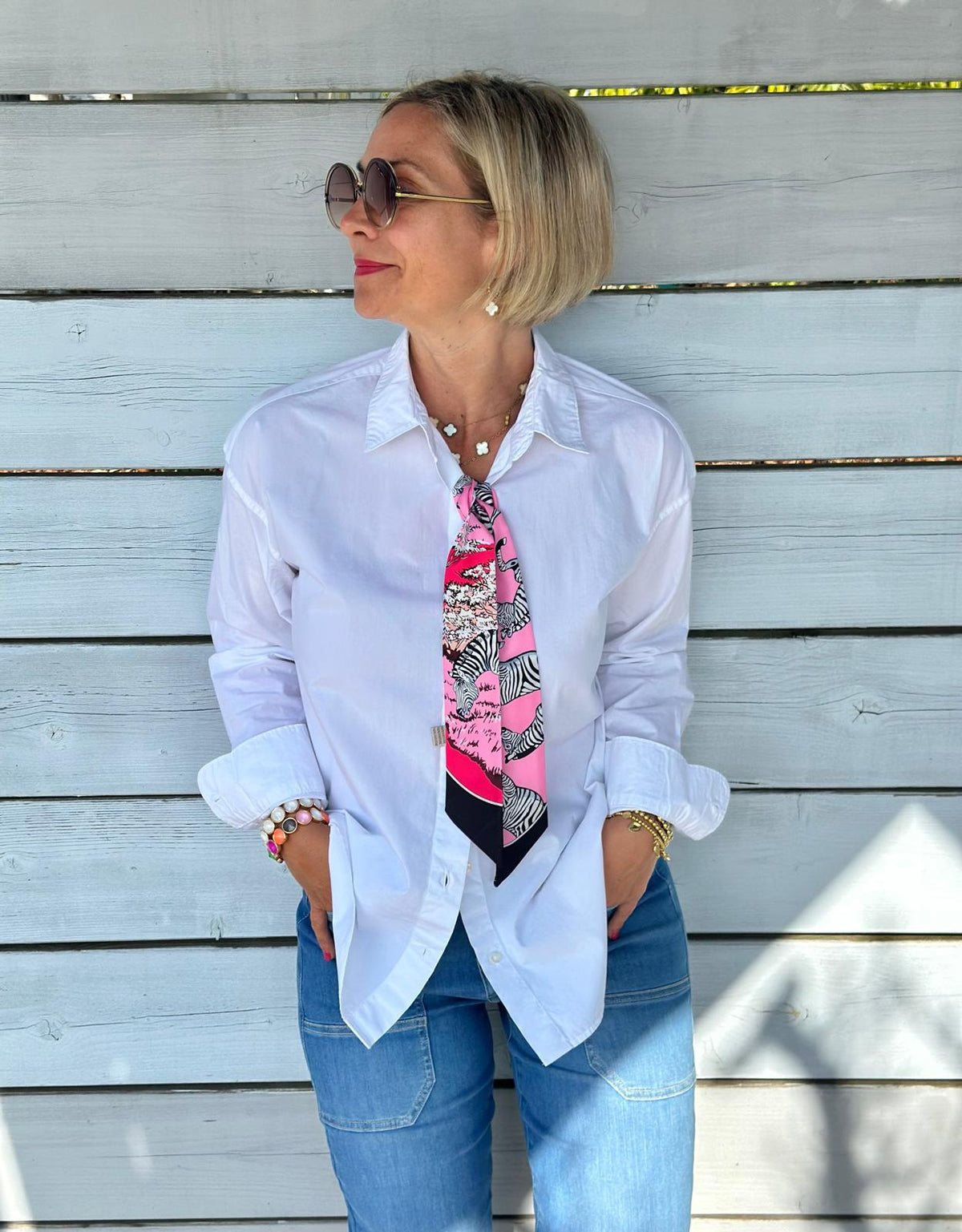 BE FAMOUS Bluse „Effortless Chic“
