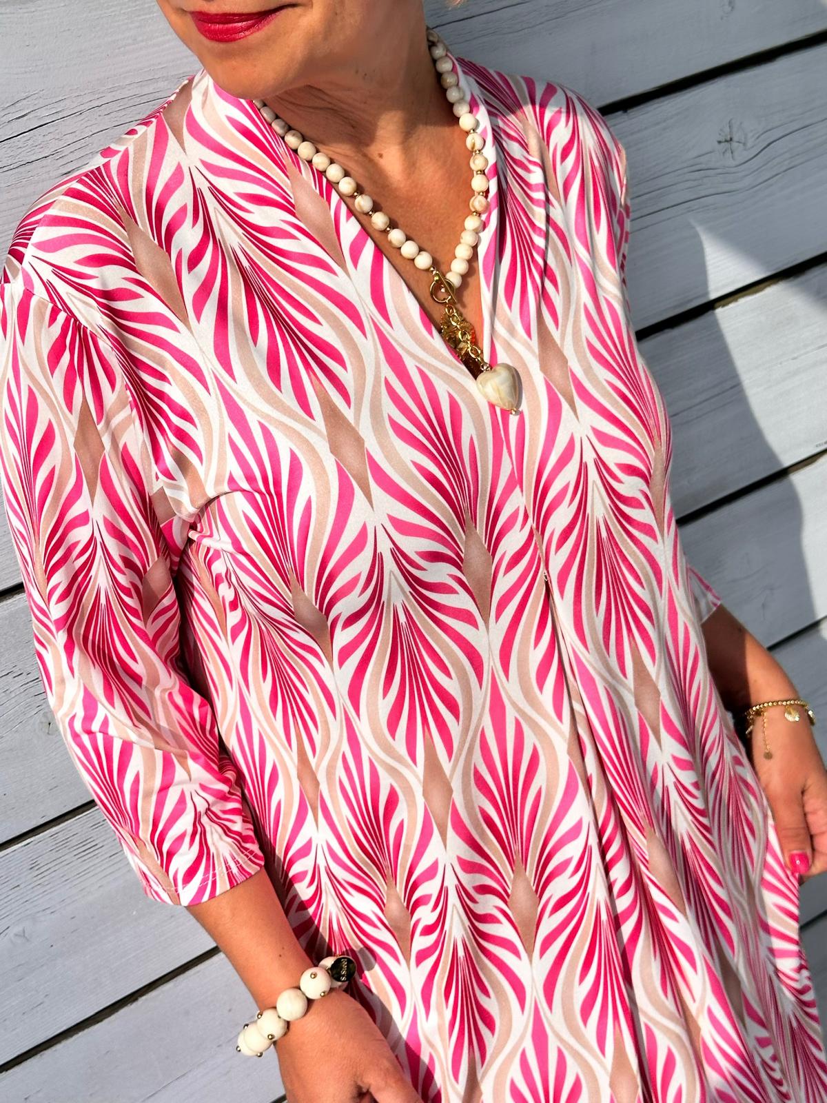Pink Breeze Kleid – Summer Wave Dream