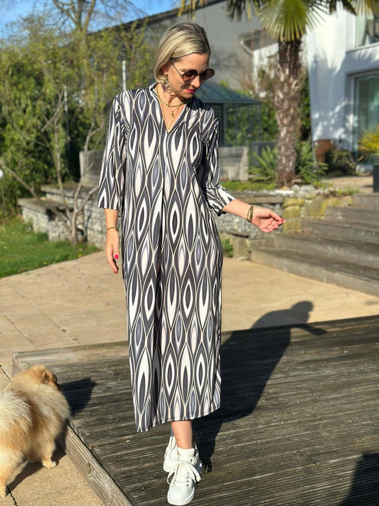 Elegantes Maxi-Kleid „Everyday Chic“ – Classy Black