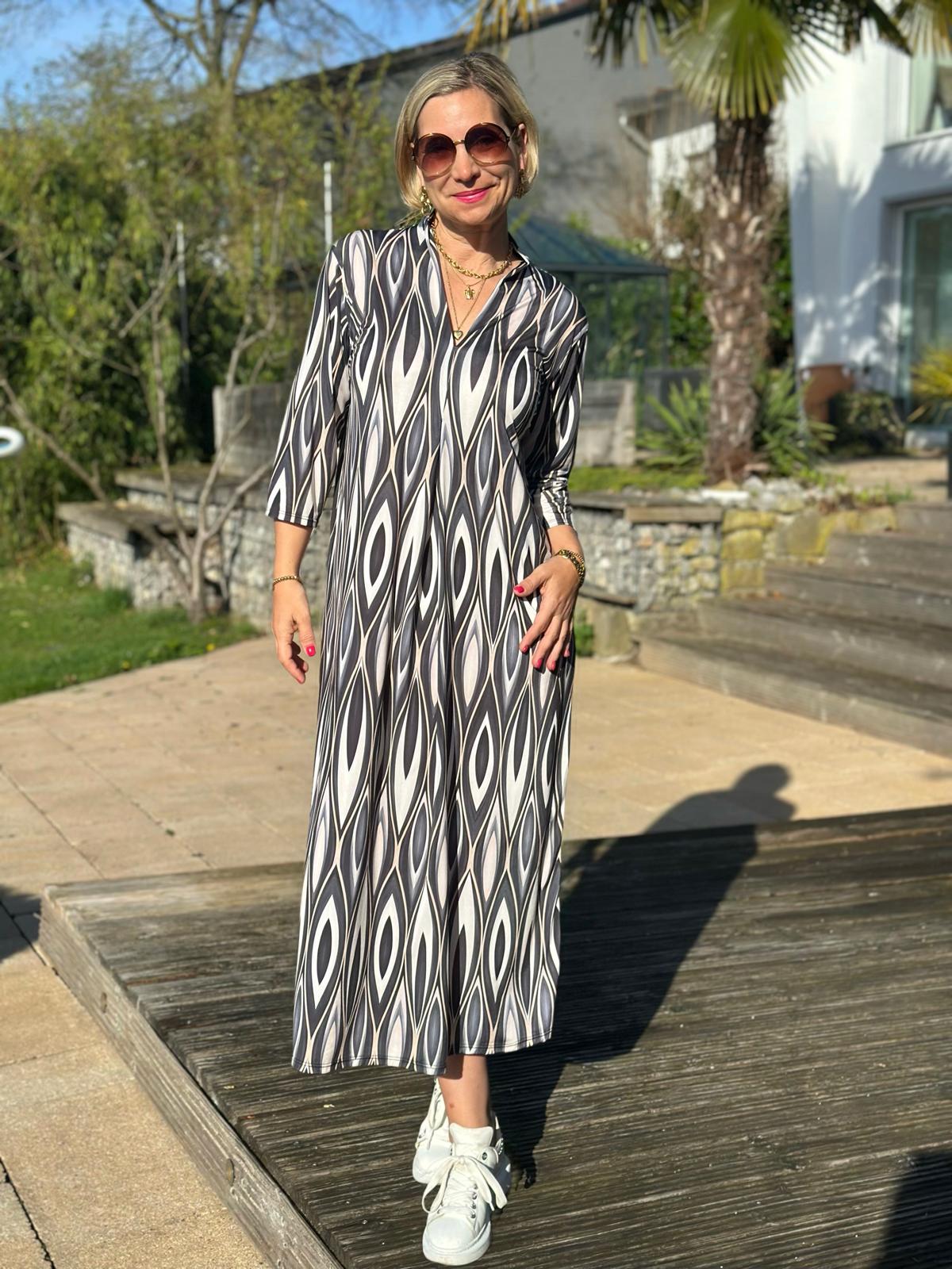Elegantes Maxi-Kleid „Everyday Chic“ – Classy Black