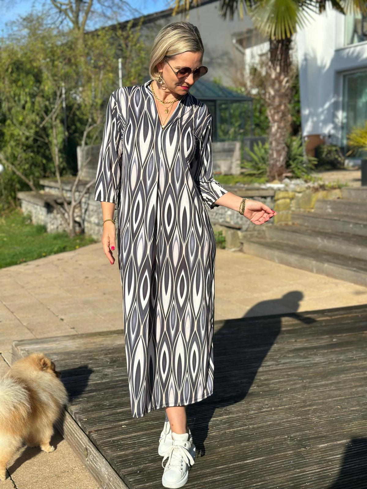 Elegantes Maxi-Kleid „Everyday Chic“ – Classy Black