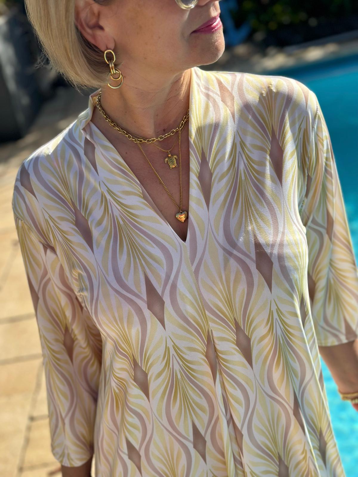 Elegantes Maxi-Kleid „Everyday Chic“ – Sunny Yellow