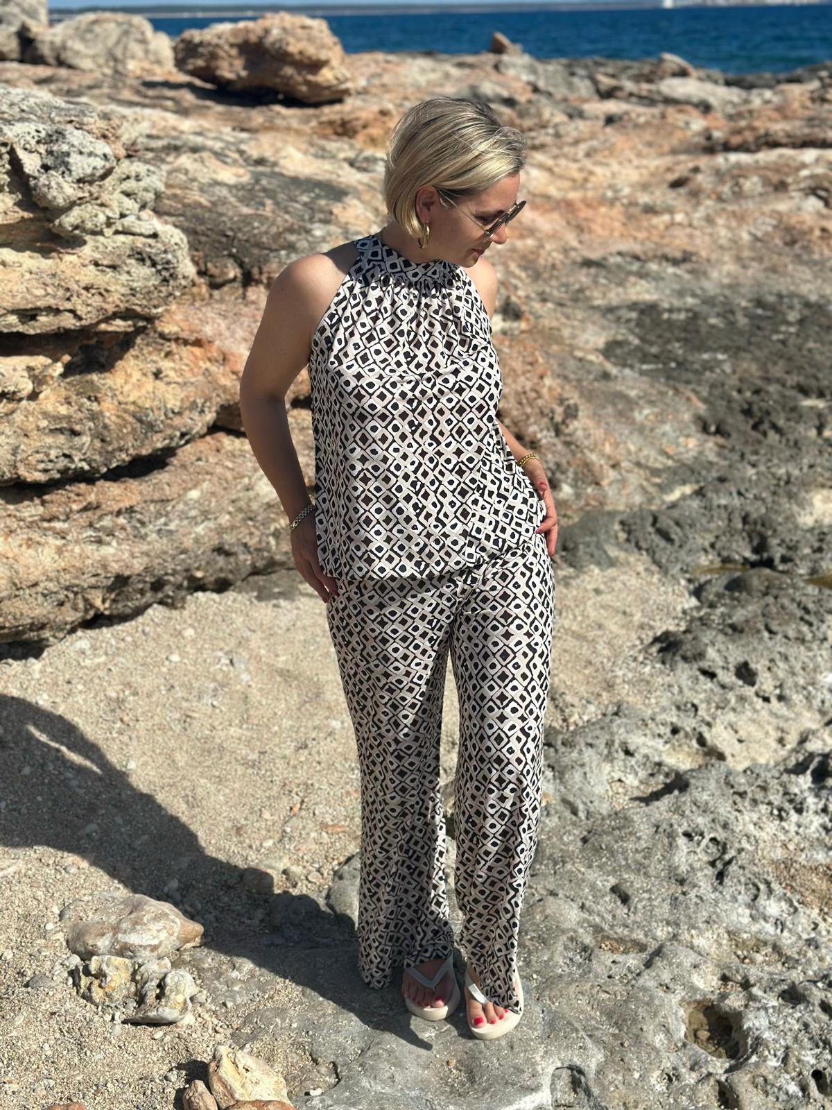 Top „Santorini Chic“