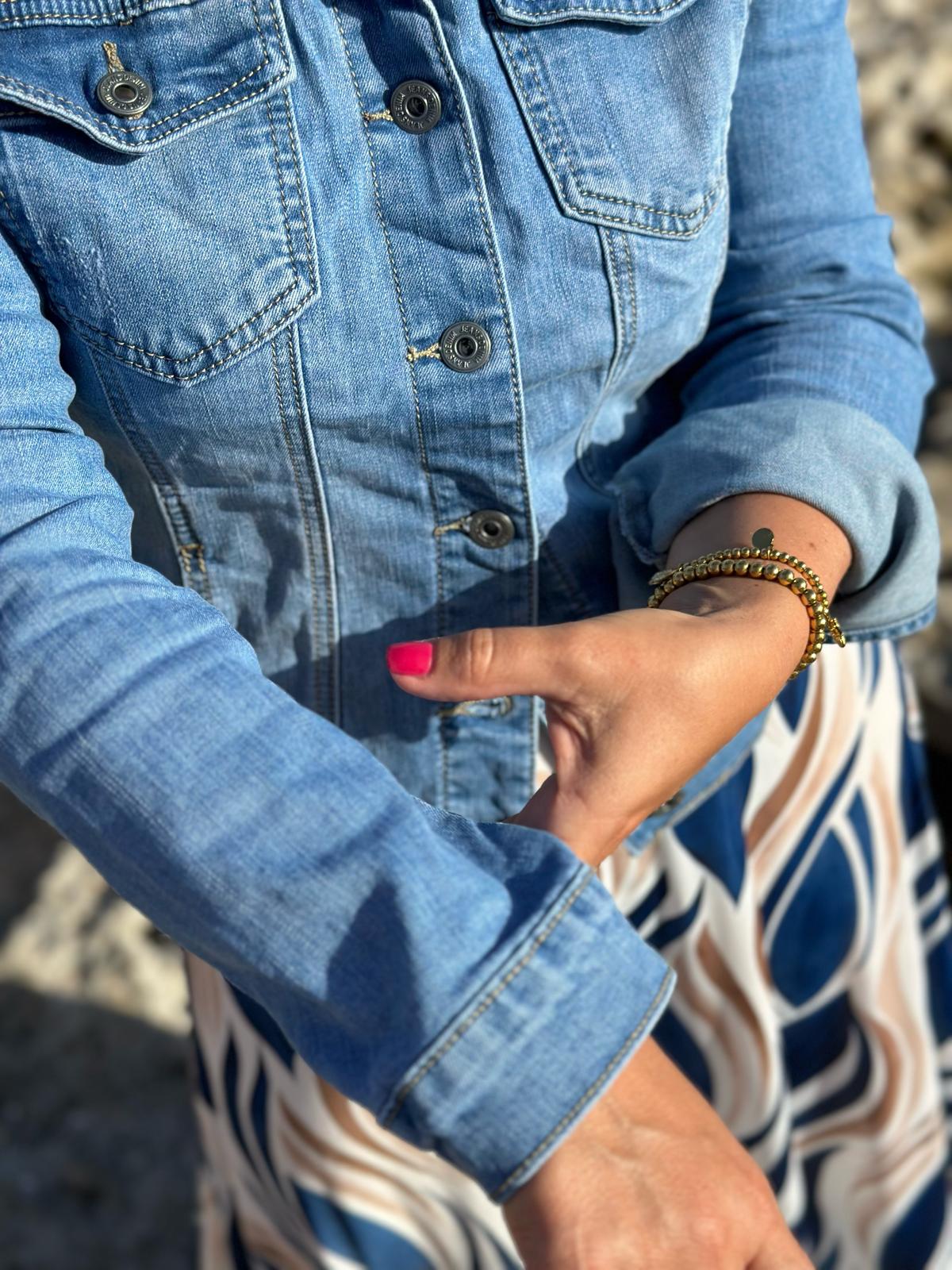 Denim Dreams – Klassische Jeansjacke in Light Blue