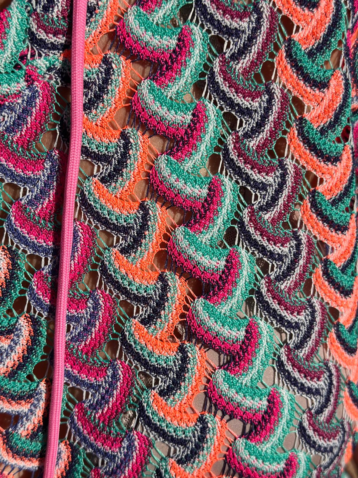 Feinstrickshirt "Hippie Purple" – Sommermuster & Häkeloptik