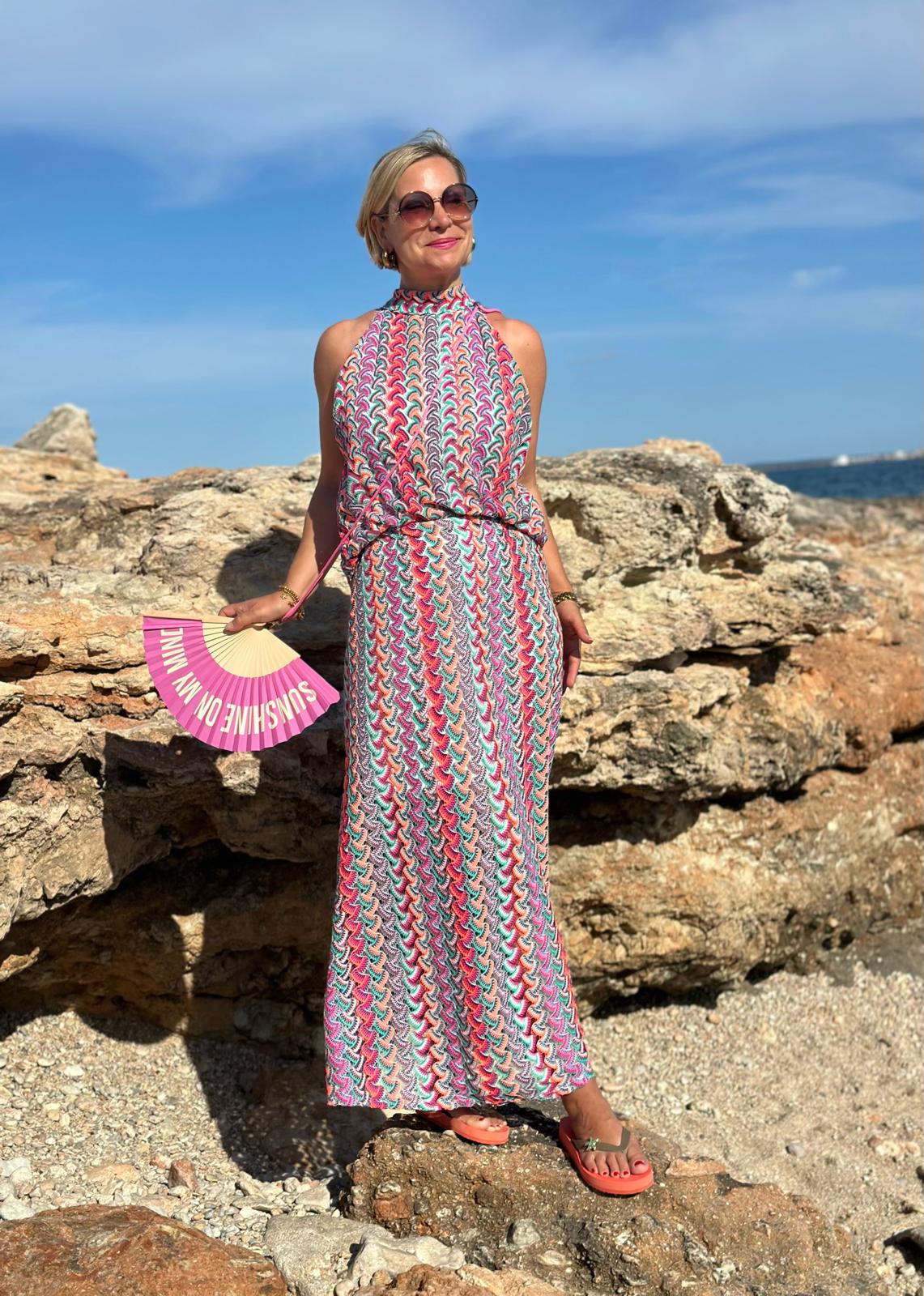 Maxirock "Hippie Purple" – Mallorca Crochet Vibes