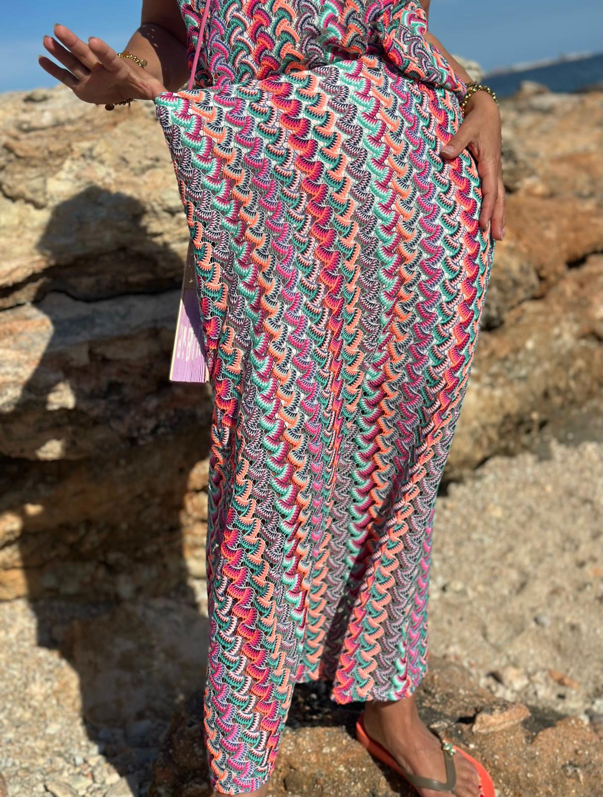 Maxirock "Hippie Purple" – Mallorca Crochet Vibes