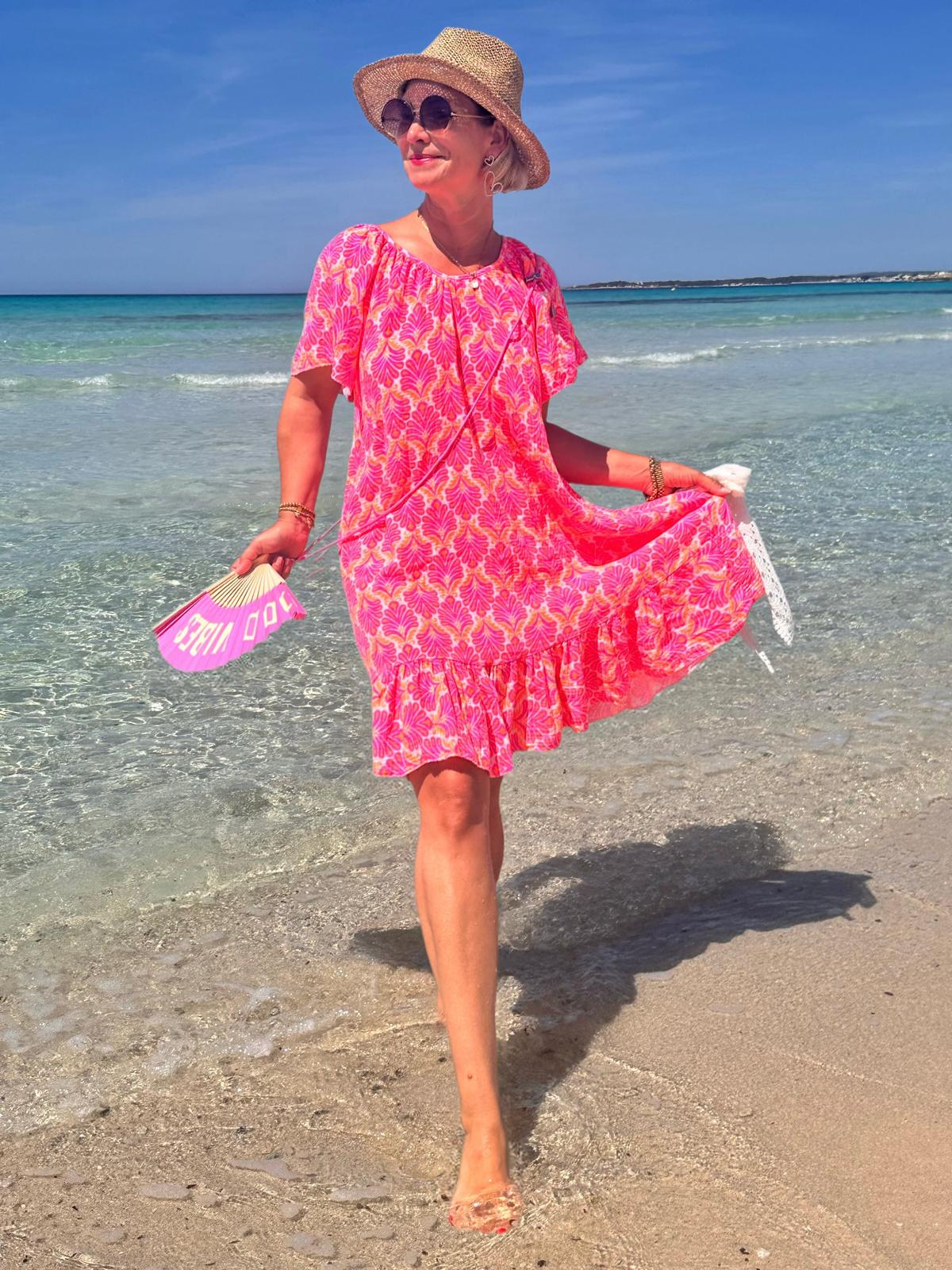 Sommerkleid „Mediterranean Breeze“ – Pink