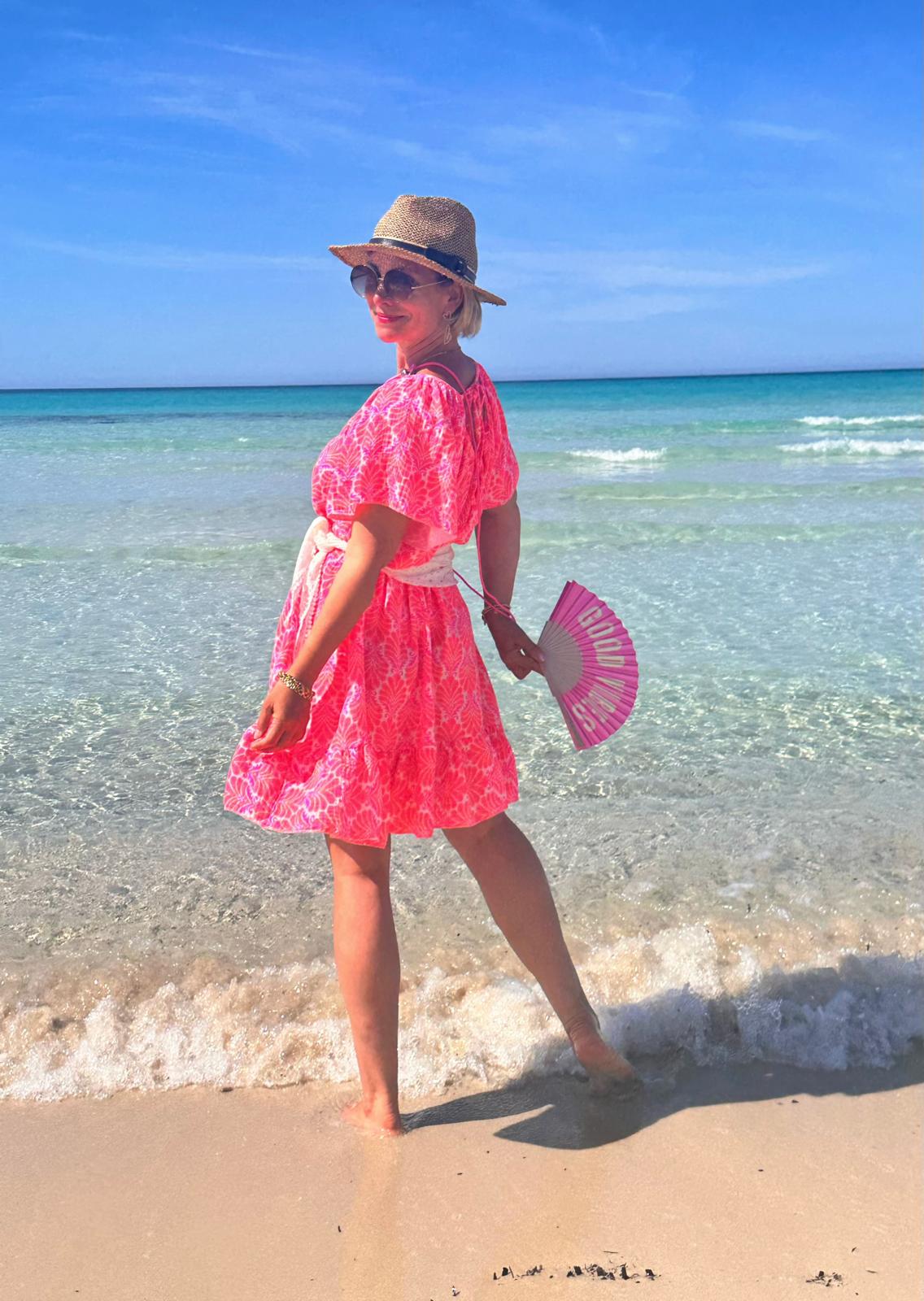 Sommerkleid „Mediterranean Breeze“ – Pink