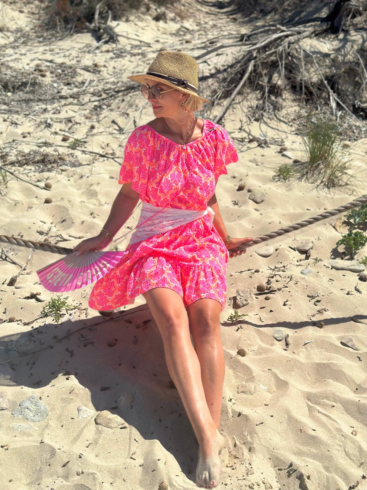 Sommerkleid „Mediterranean Breeze“ – Pink
