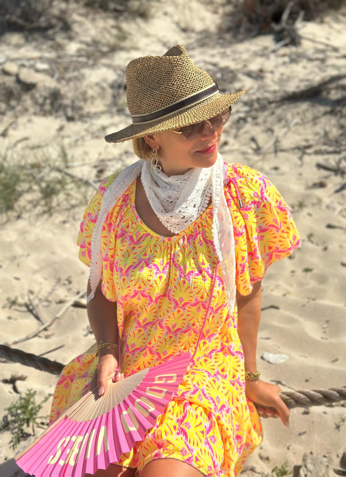 Sommerkleid „Mediterranean Breeze“ – Sunny Gelb
