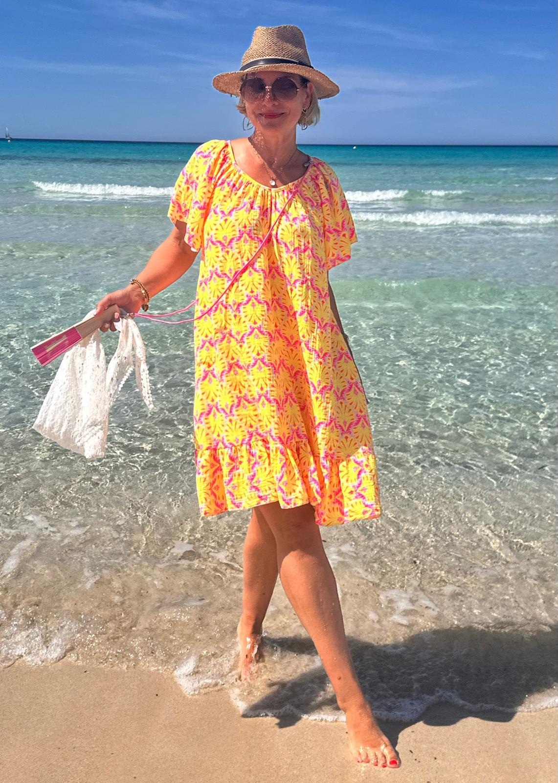 Sommerkleid „Mediterranean Breeze“ – Sunny Gelb