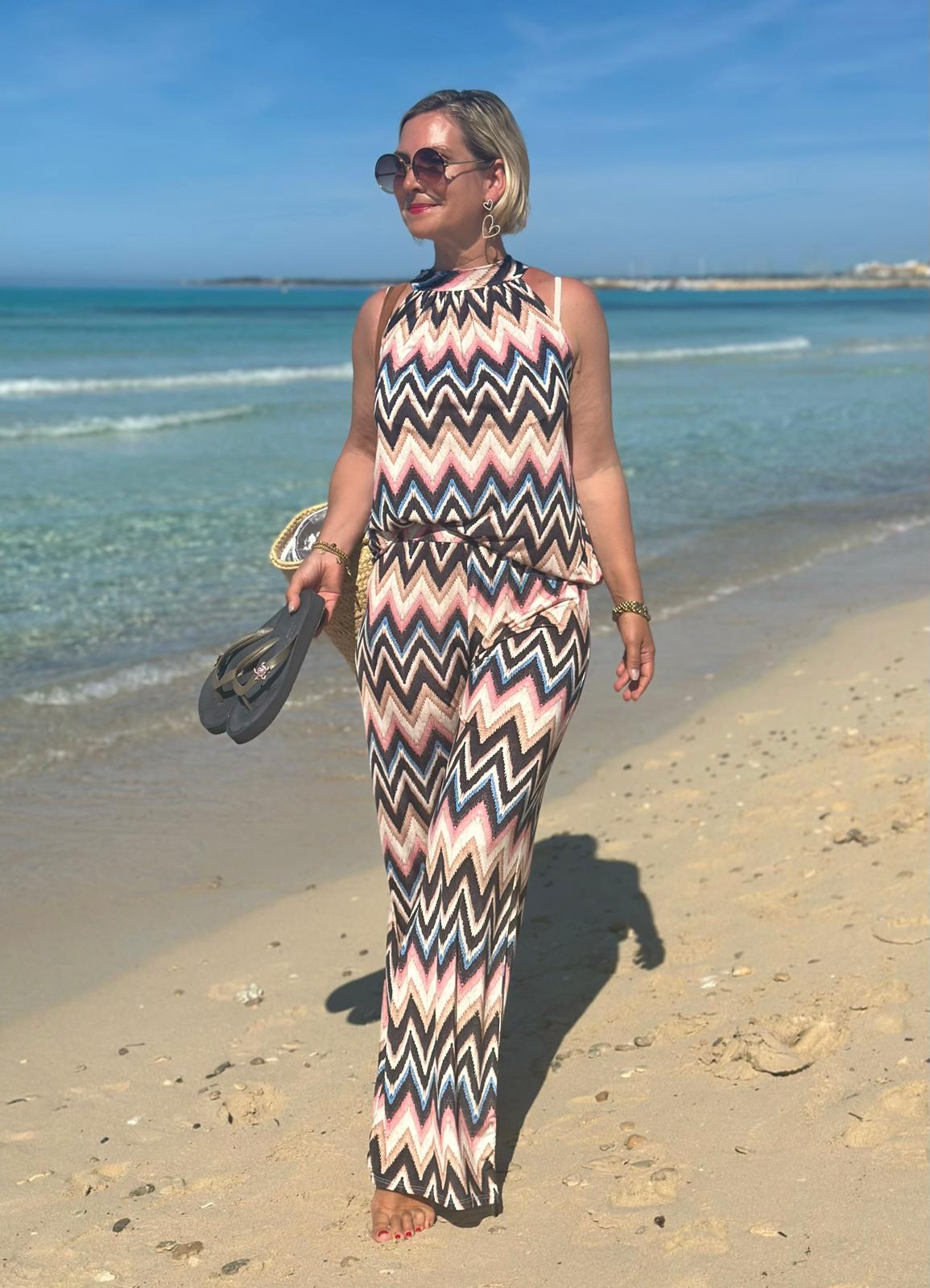 ZigZag Beach Top „Sunset Vibes“