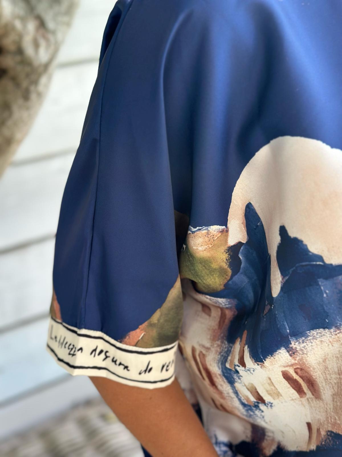 Shirt „Amalfi Dreams“ Dark Blue