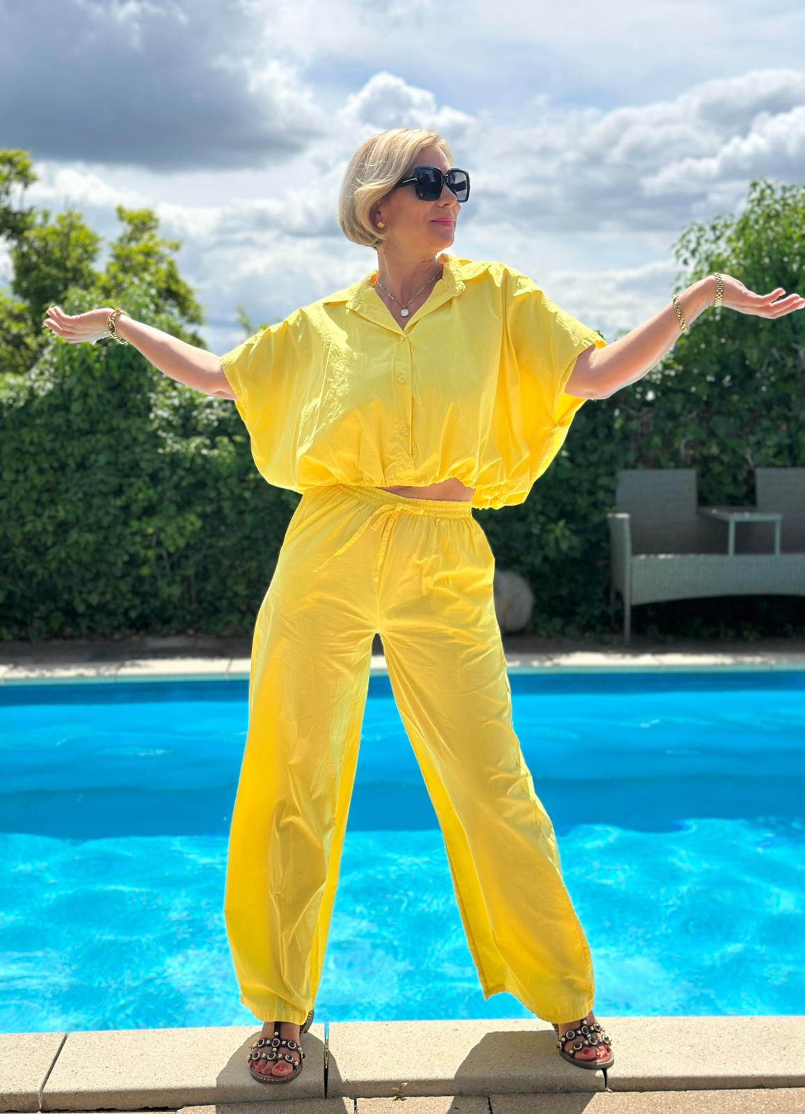 Hose „Sunny Days“ in Gelb
