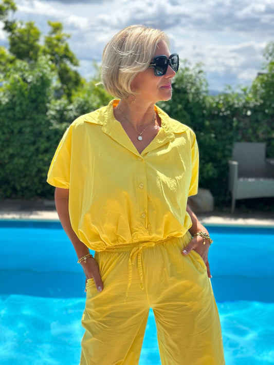 Bluse „Sunny Days“ in Gelb