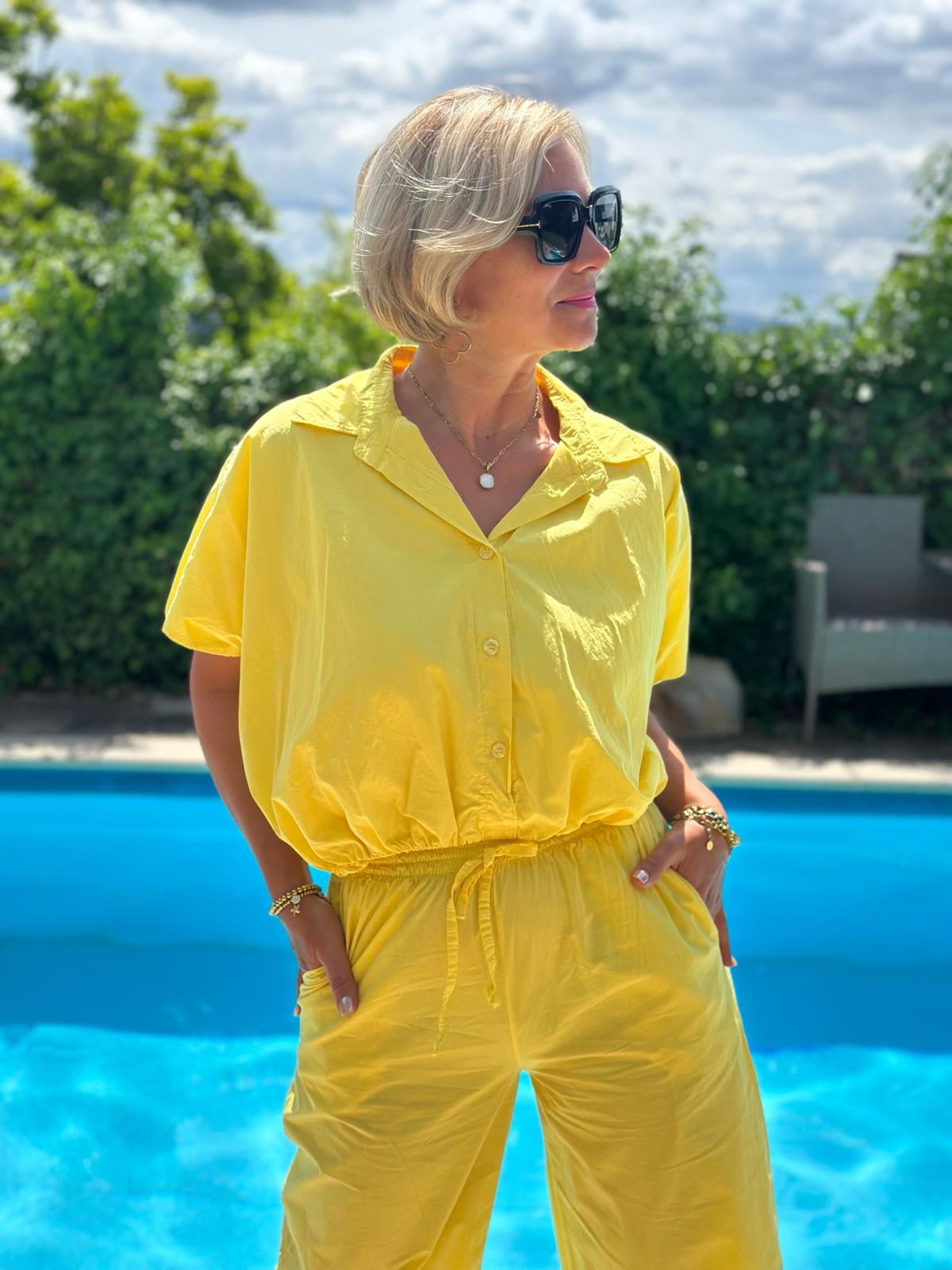 Bluse „Sunny Days“ in Gelb