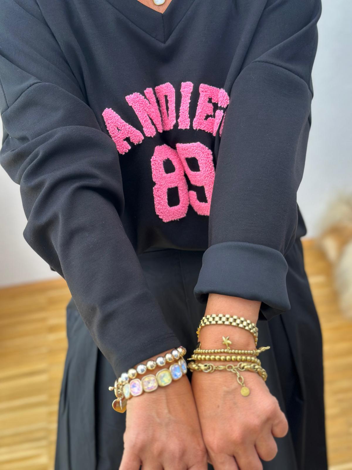 Sweatshirt „SAN DIEGO“ – Schwarz