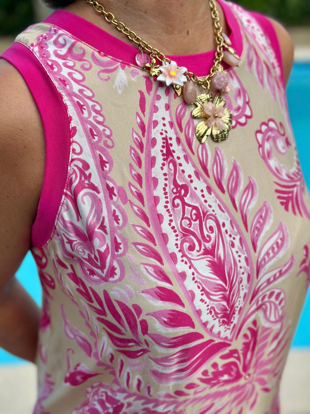 Maxikleid „Pink Riviera“