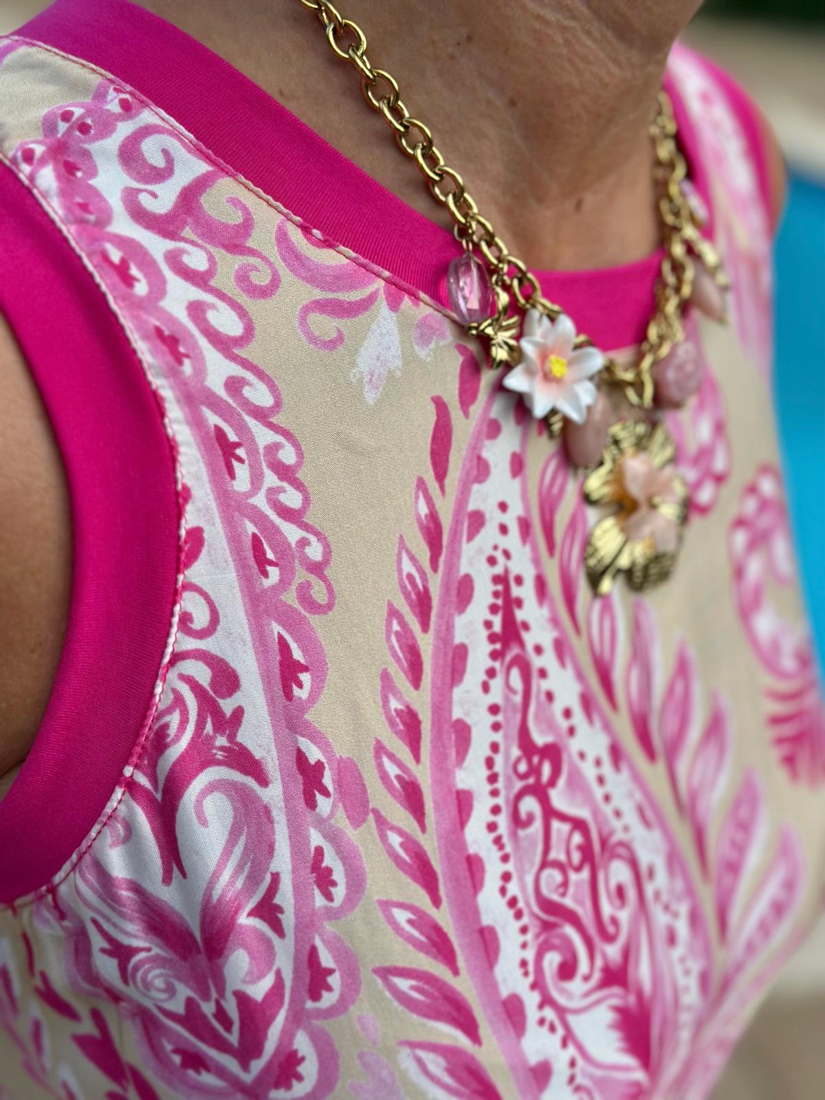 Maxikleid „Pink Riviera“