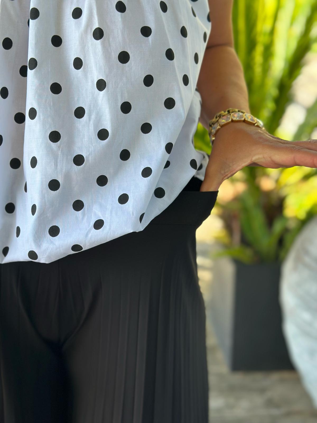 Kofferhose „Capri Schwarz"
