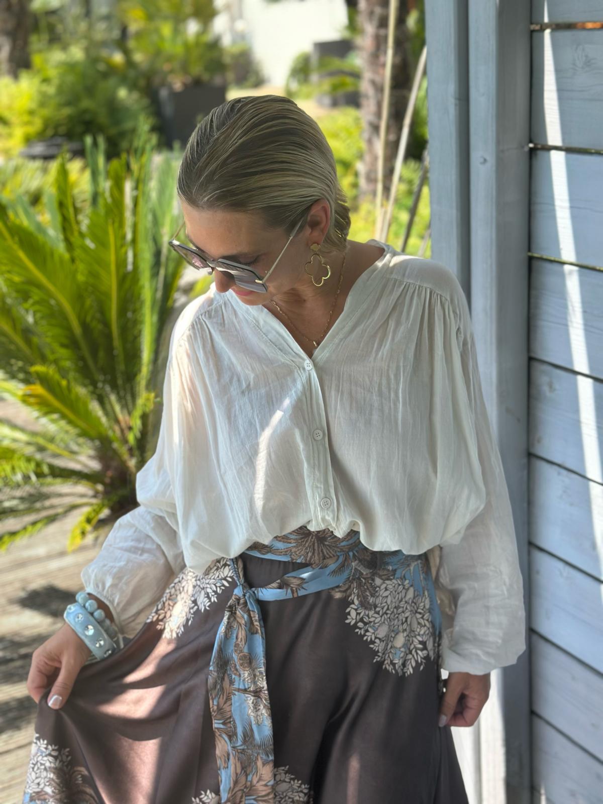 Bluse "Cremé Escape"