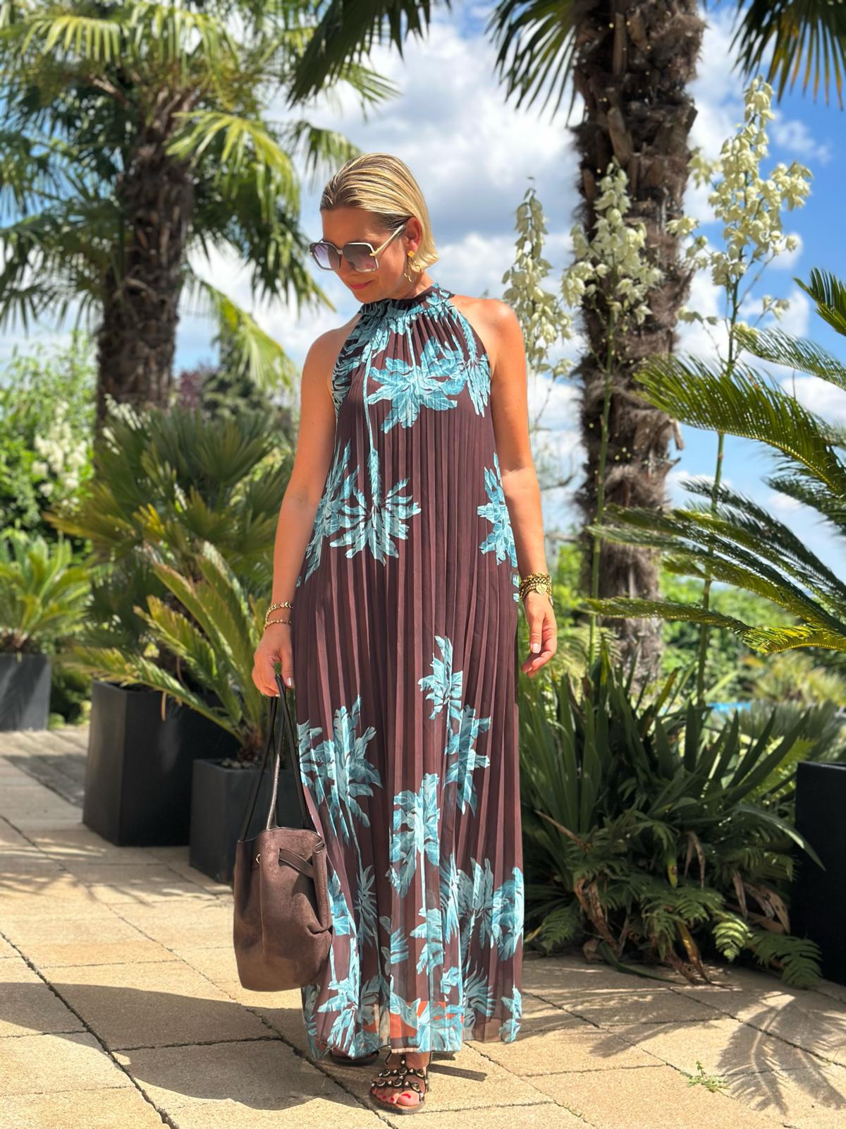 Plissee Maxikleid "Palma Breeze"