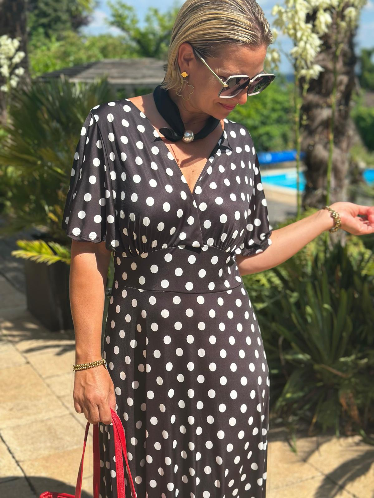 Maxikleid "Coco Dots"