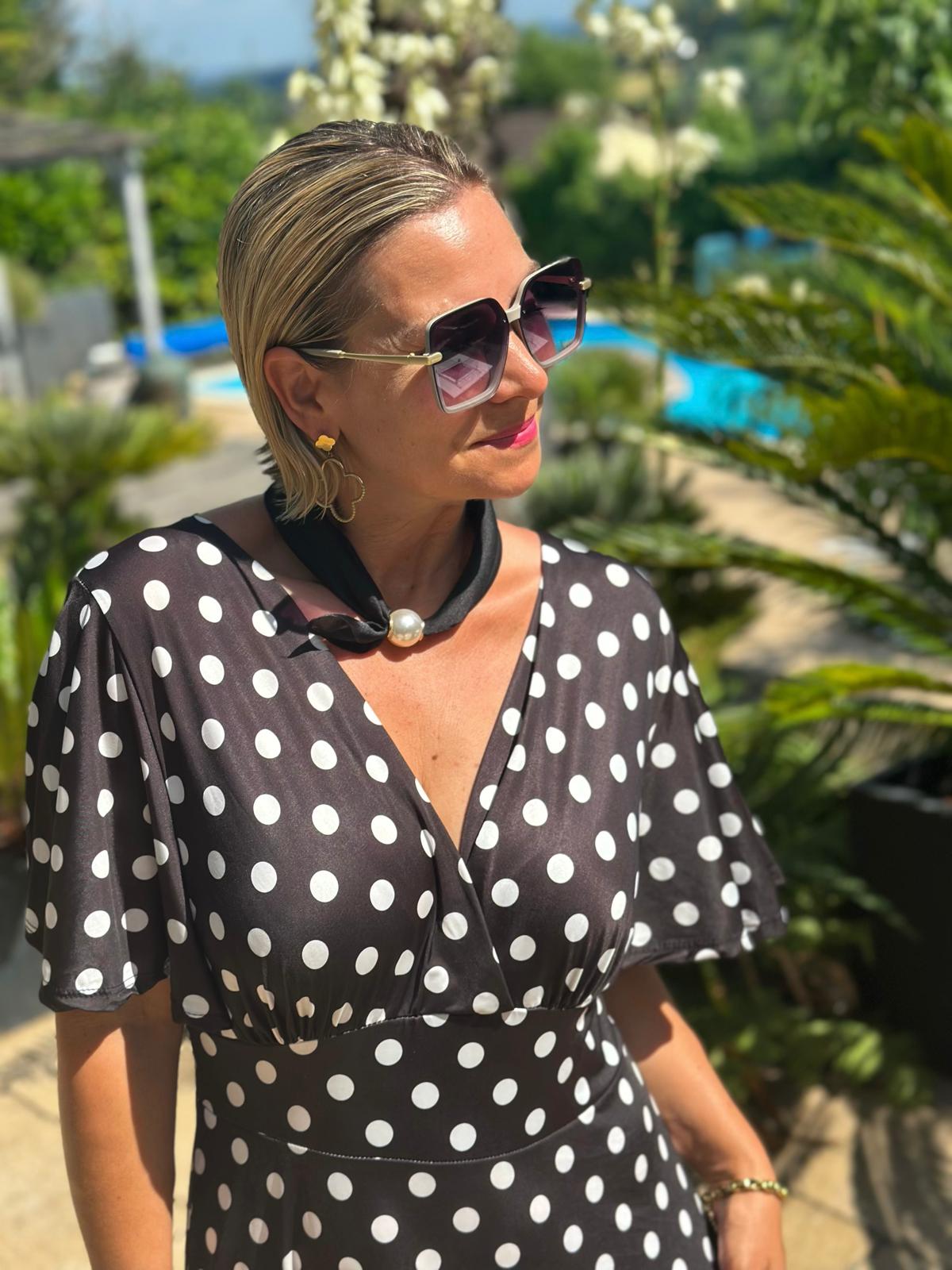 Maxikleid "Coco Dots"