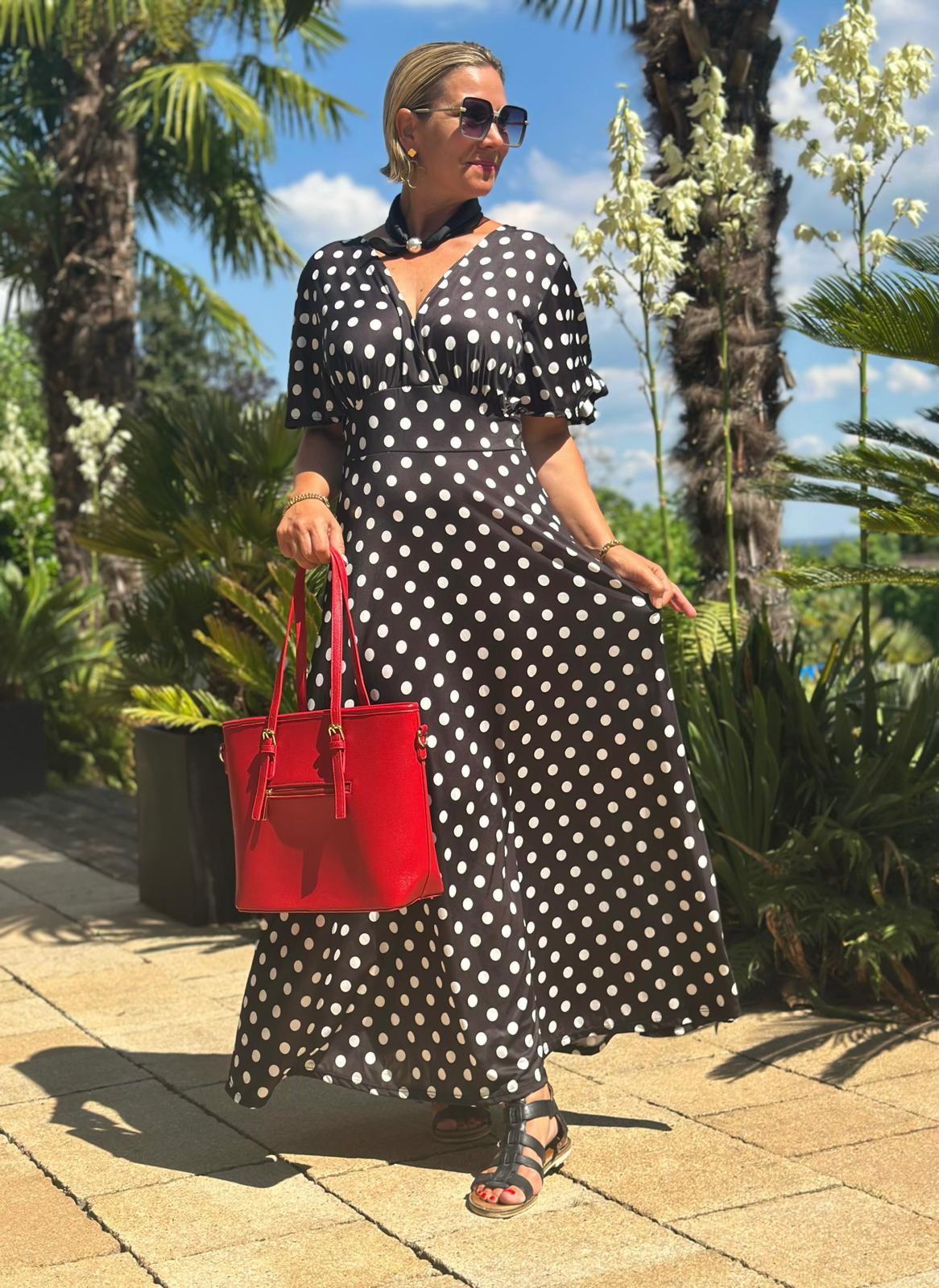 Maxikleid "Coco Dots"