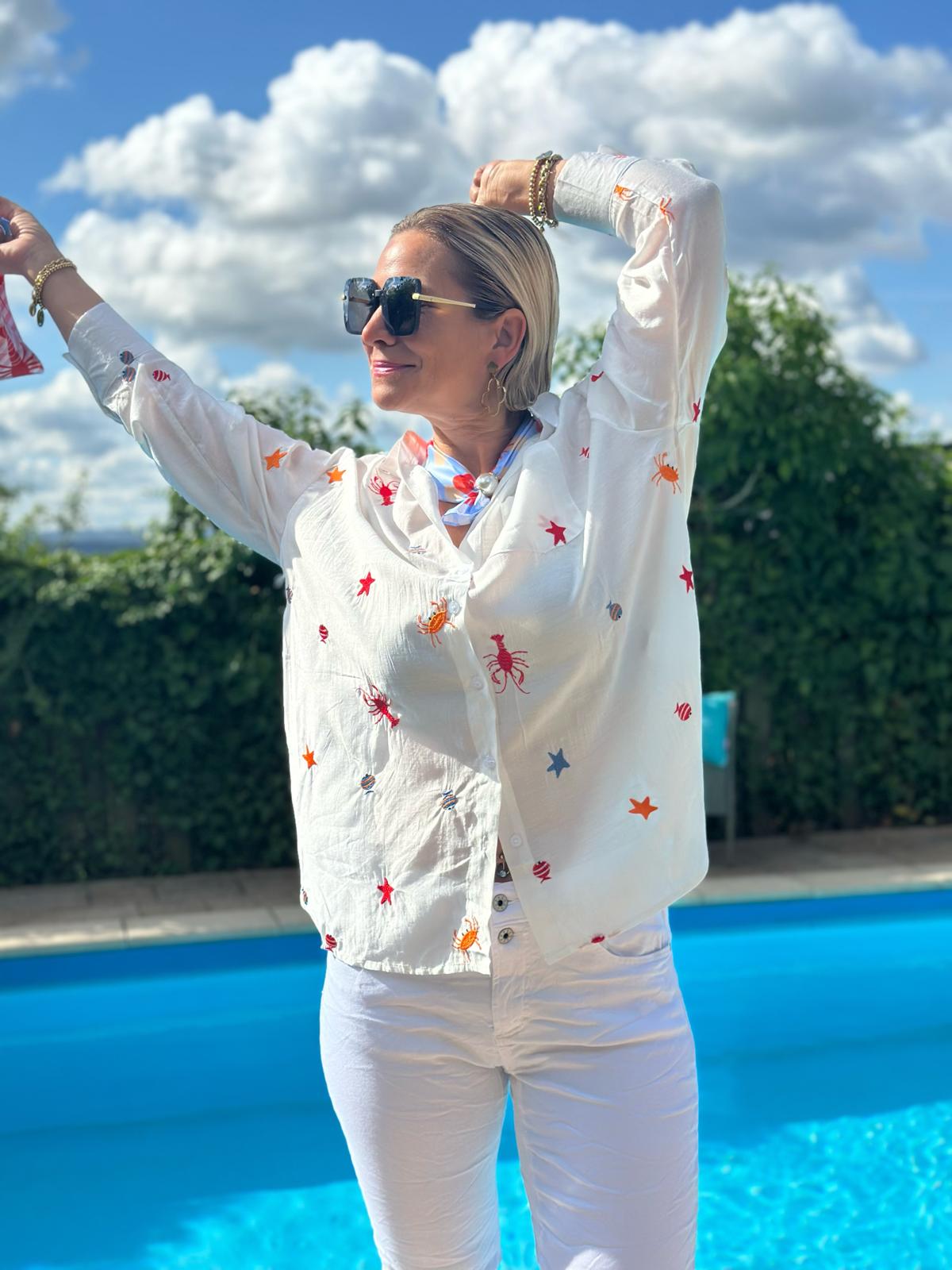 Bluse "Sea Treasures"
