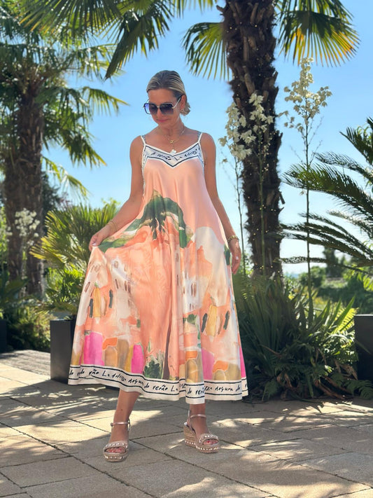 Lieblingskleid "Seaside Art" in Apricot