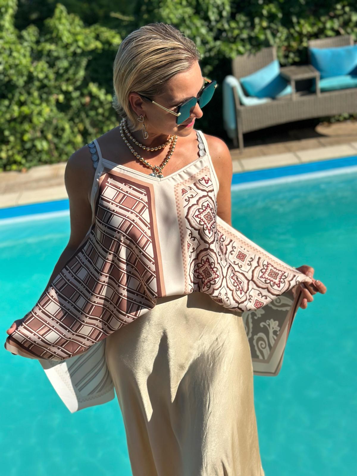 Top "Mediterrane Eleganz" in Sand