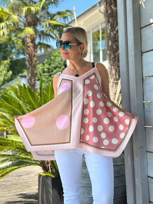 Top "Bella Puntini" in Rosé