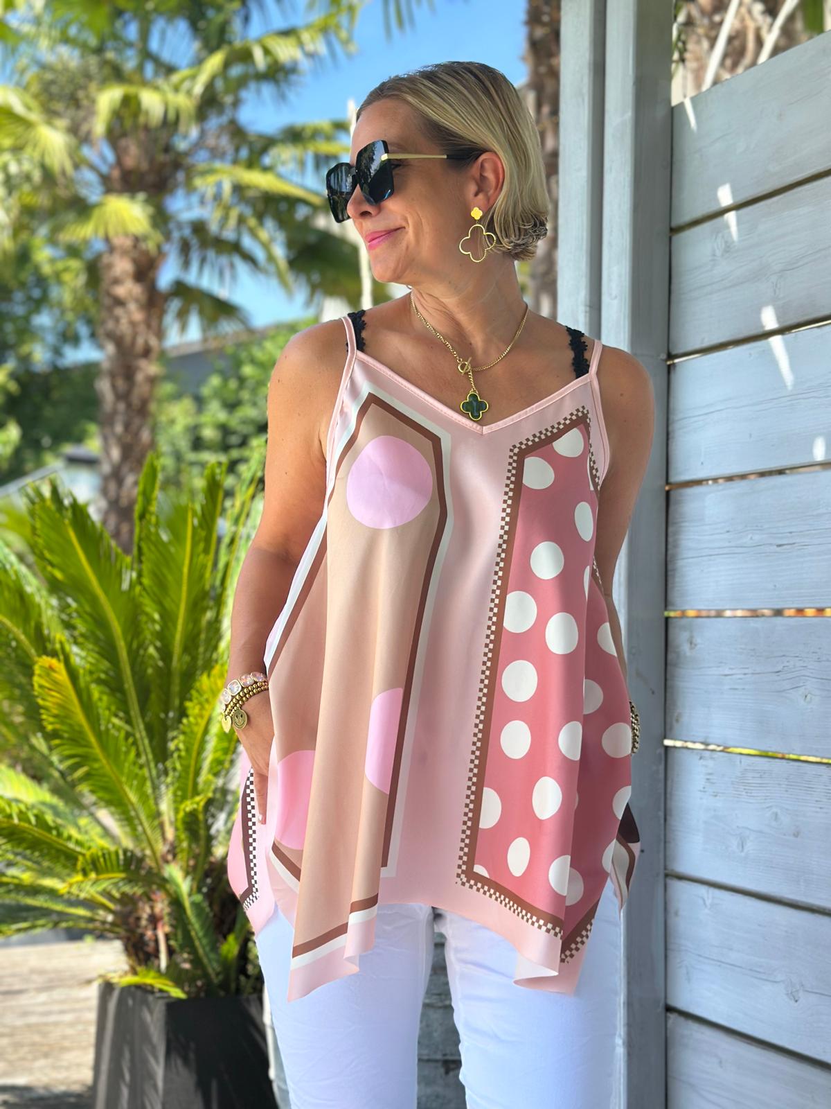 Top "Bella Puntini" in Rosé