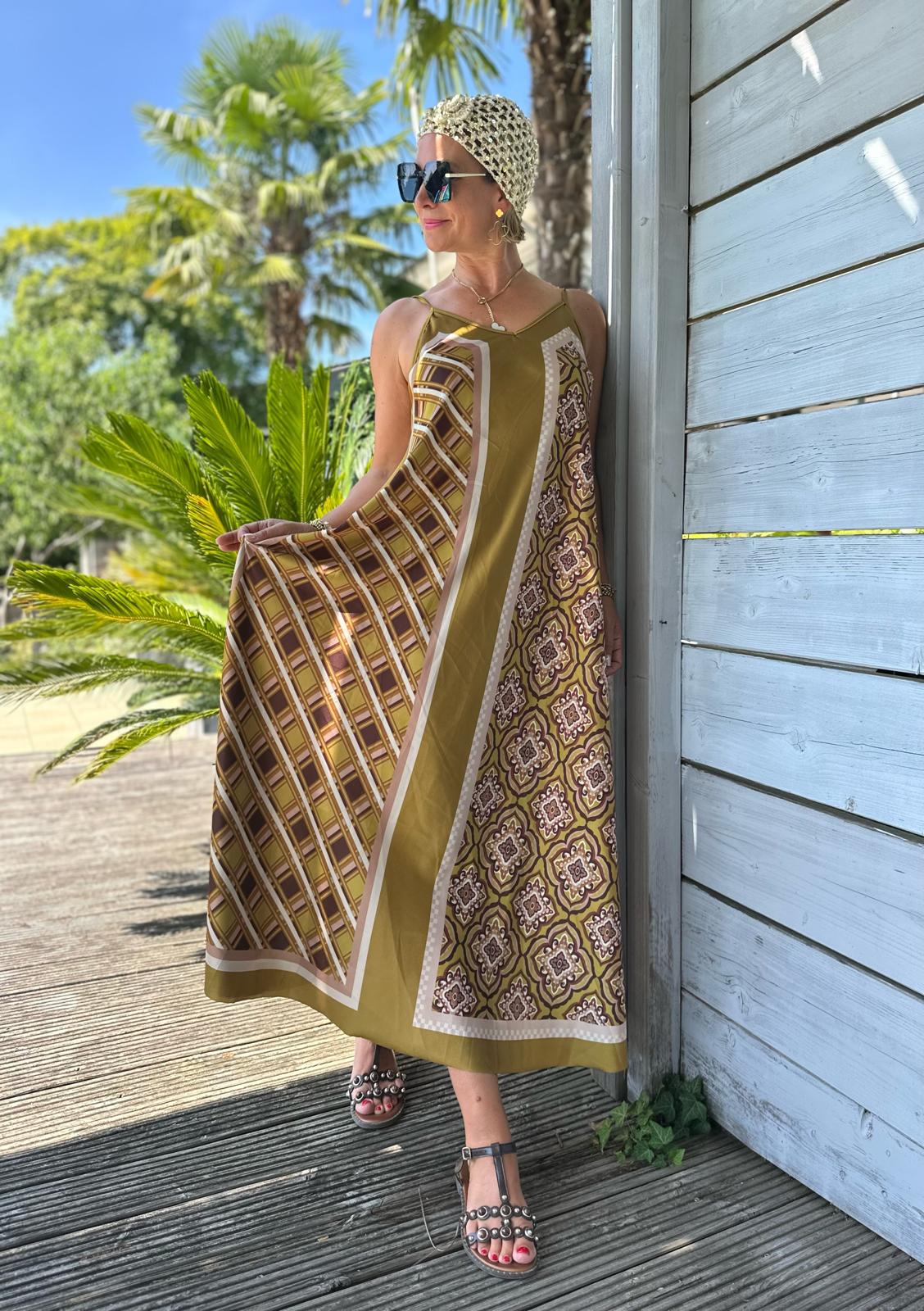 Kleid "Palermo Love" in Kiwi