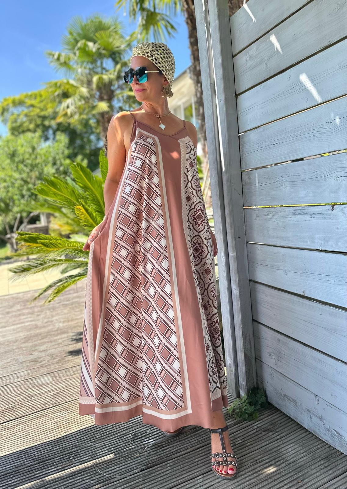 Kleid "Palermo Love" in Nougat