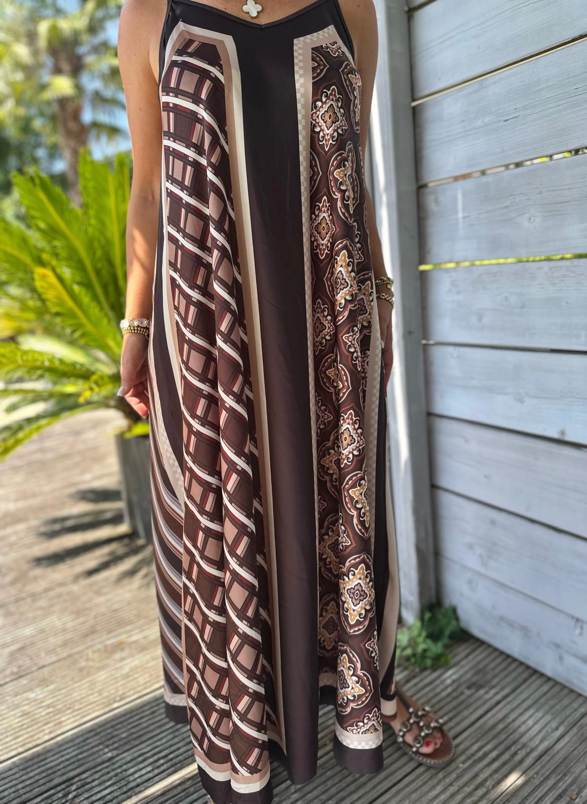 Kleid "Palermo Love" in Merlot