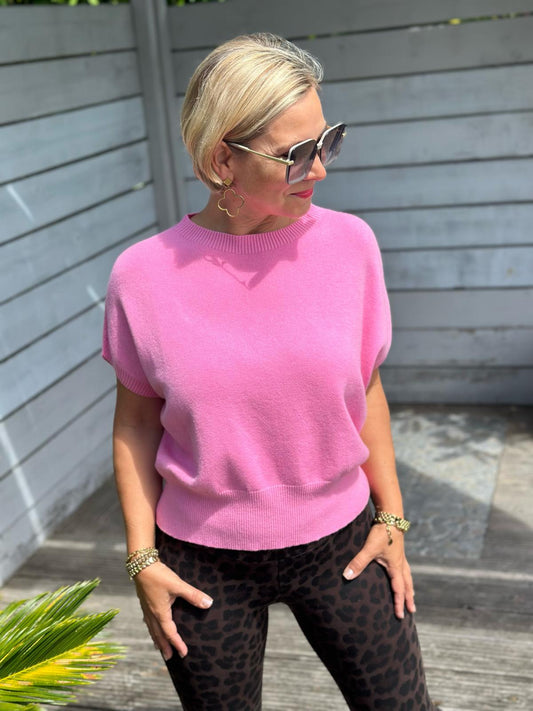Summer Breeze Strickpullover in Rosé