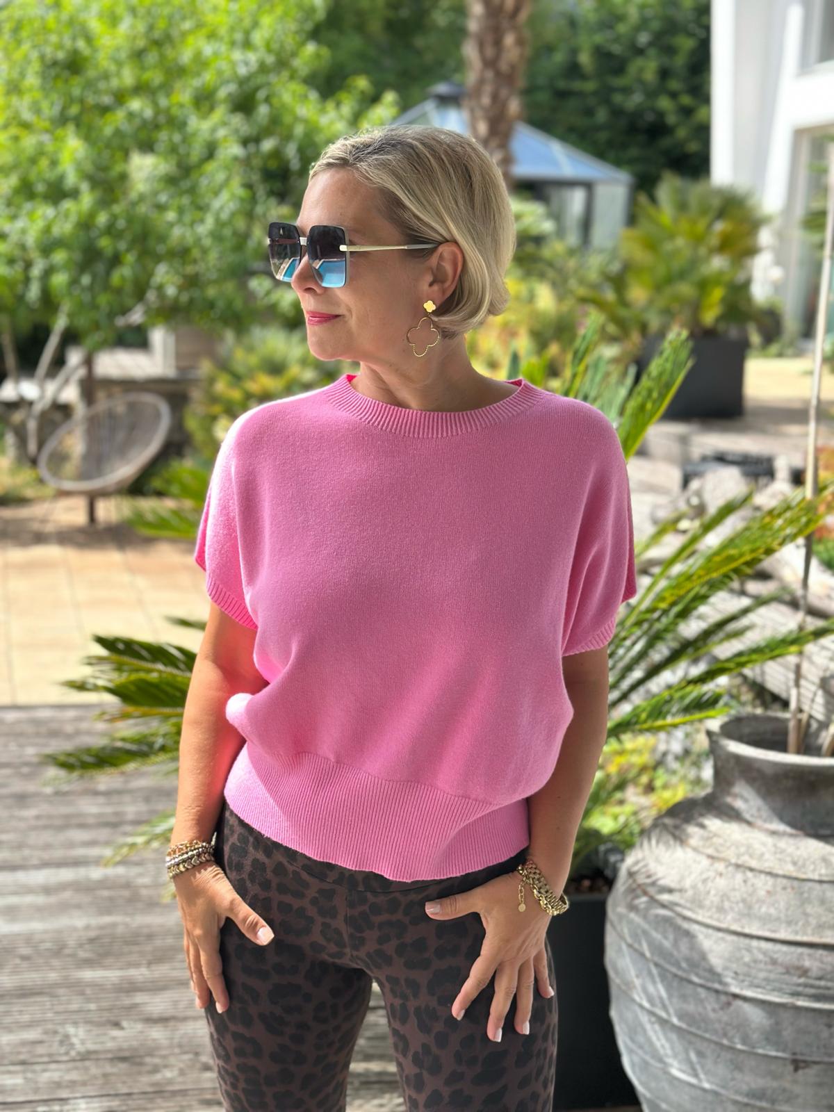 Summer Breeze Strickpullover in Rosé