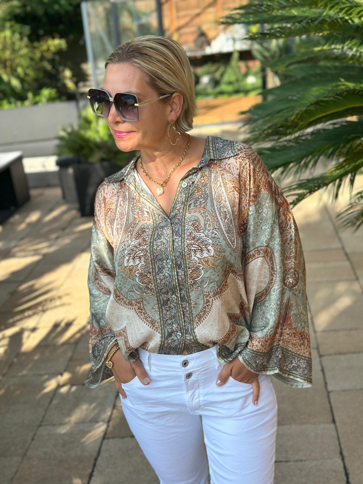 Bluse "Sahara Paisley"