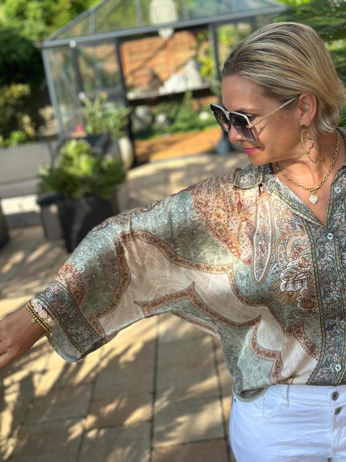 Bluse "Sahara Paisley"