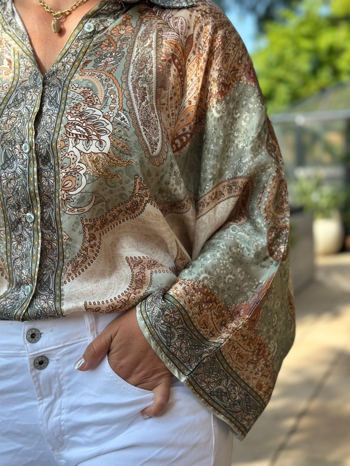 Bluse "Sahara Paisley"
