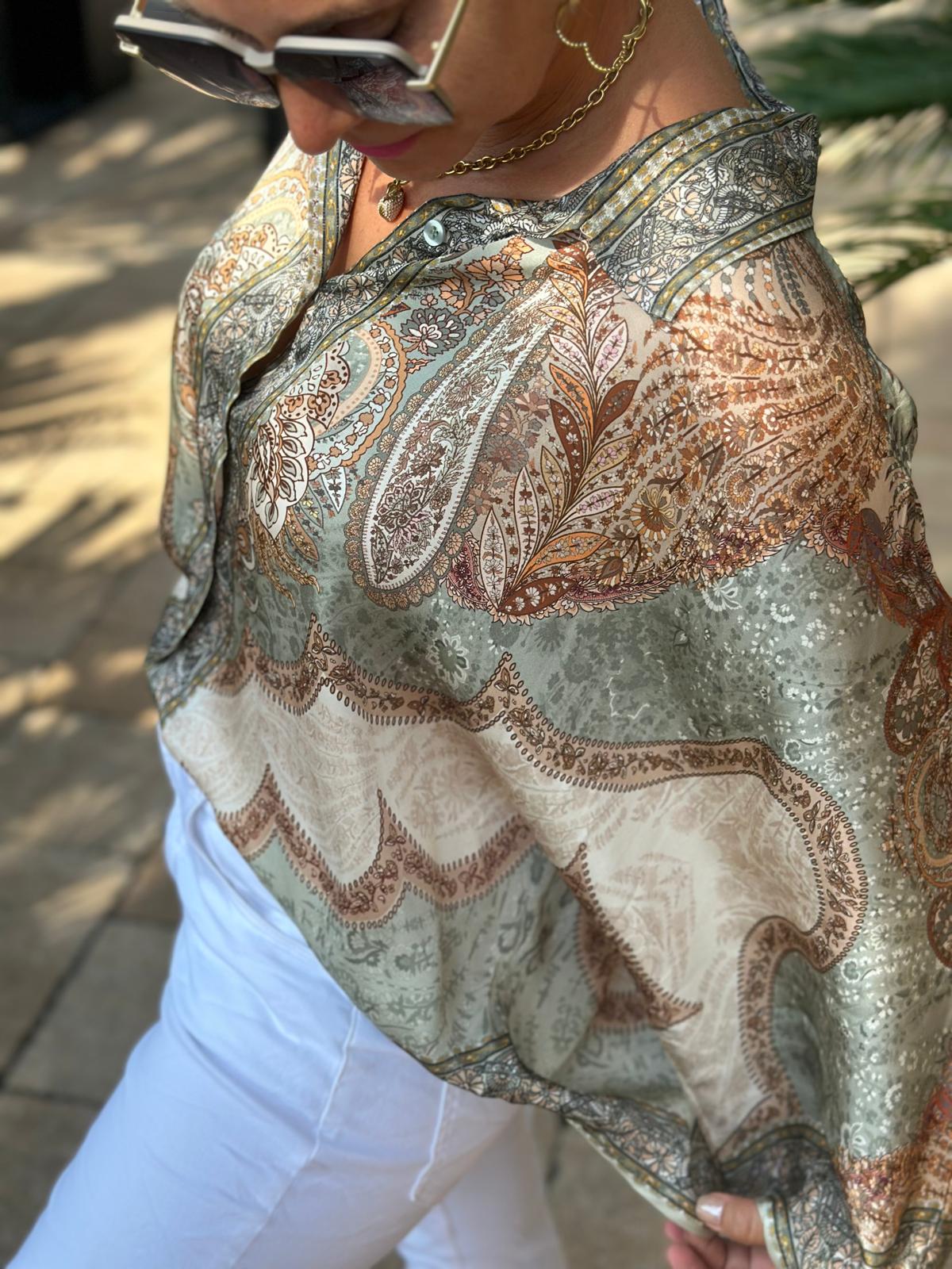 Bluse "Sahara Paisley"