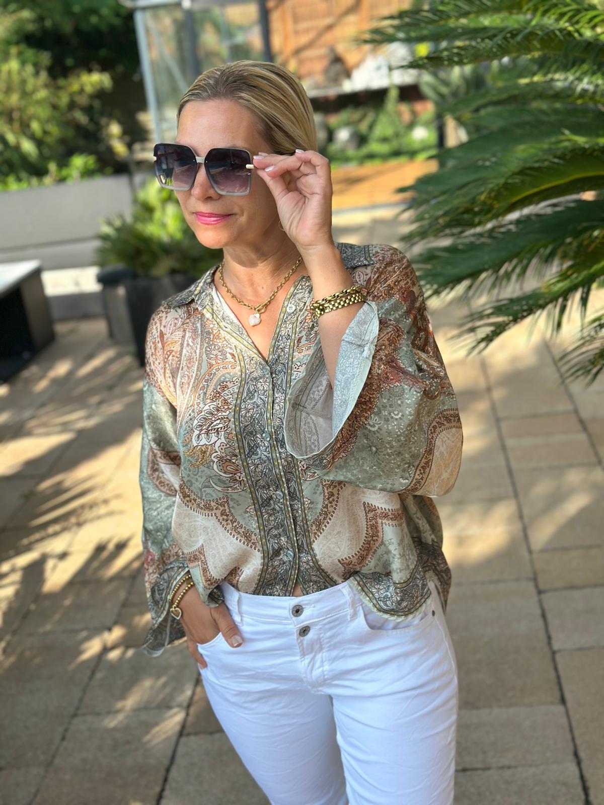 Bluse "Sahara Paisley"
