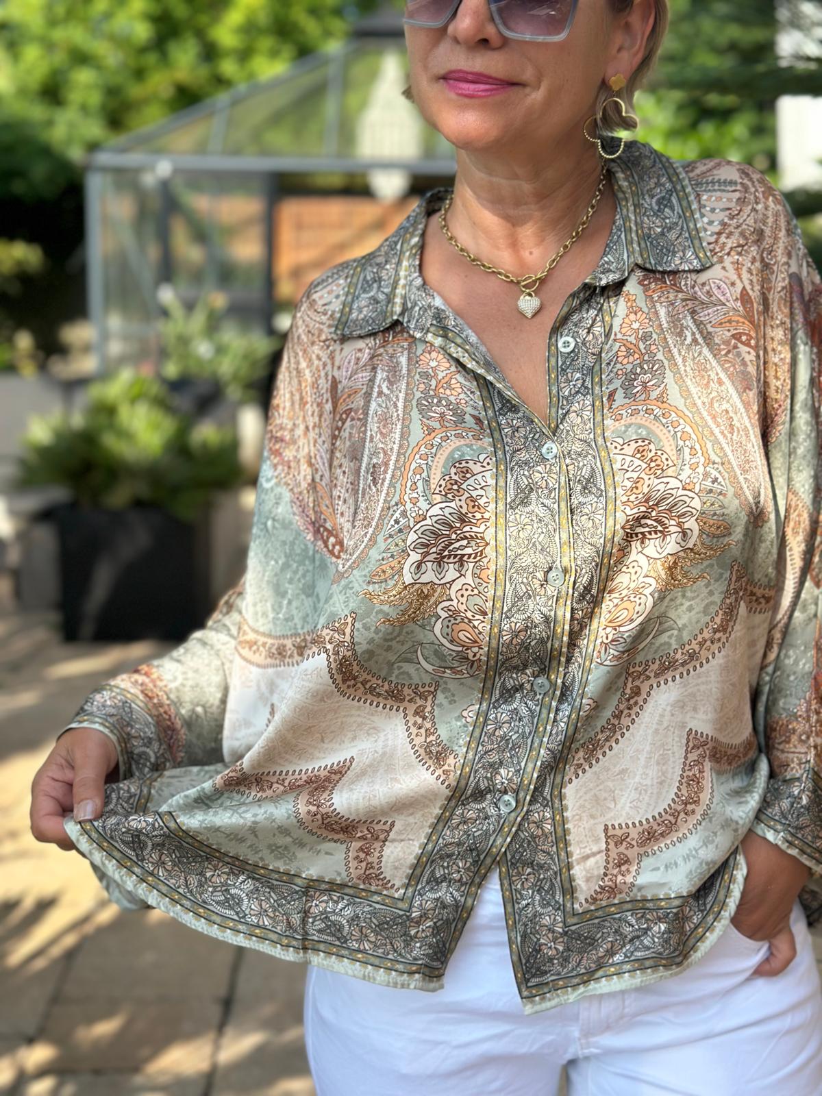 Bluse "Sahara Paisley"