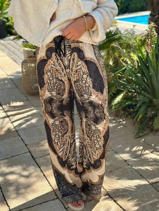 Hose "Midnight Paisley"