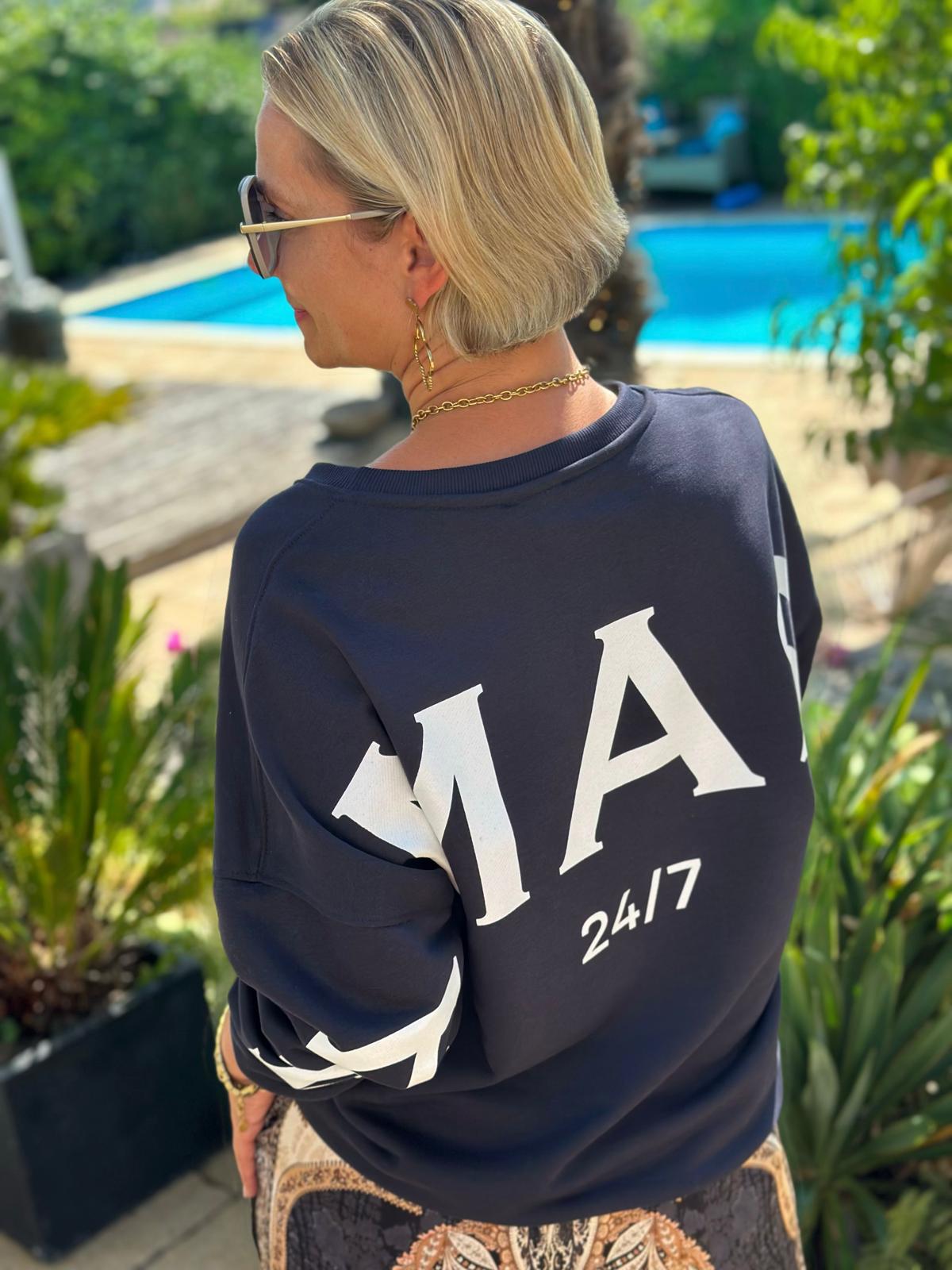 Namaste Bliss Sweatshirt – Navy